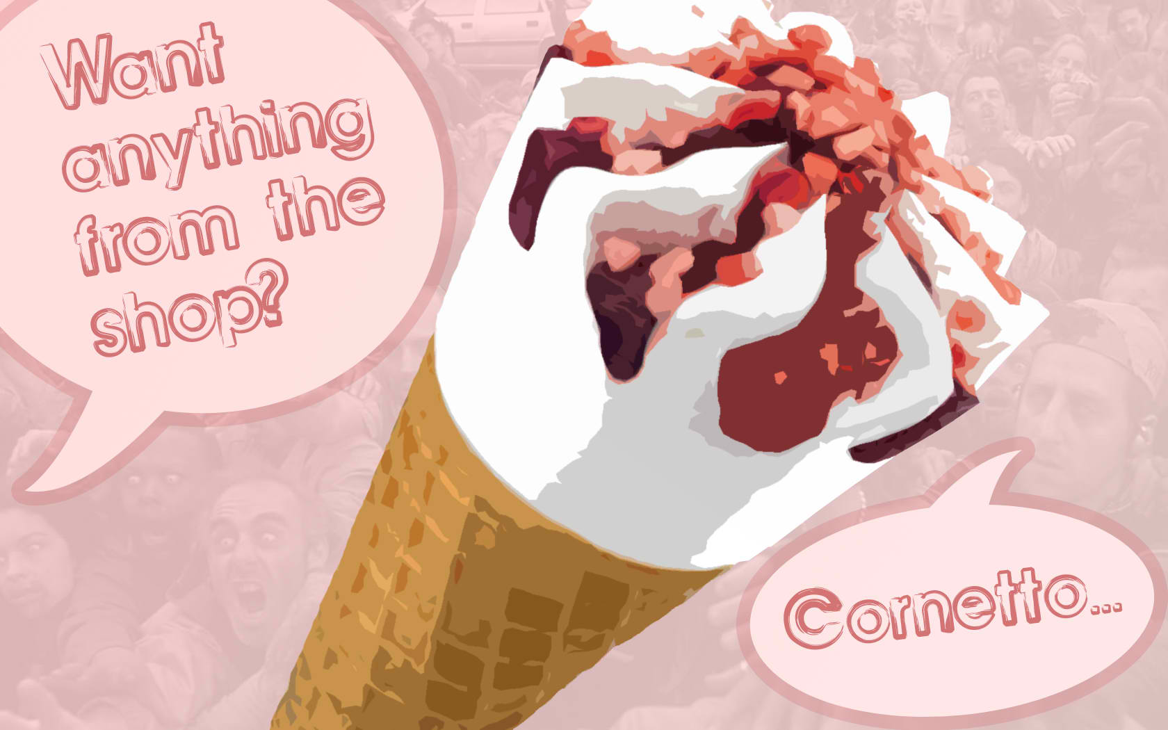 Ice Cream Cornetto Wallpaper Wallpaper - Cornetto Ice Cream , HD Wallpaper & Backgrounds