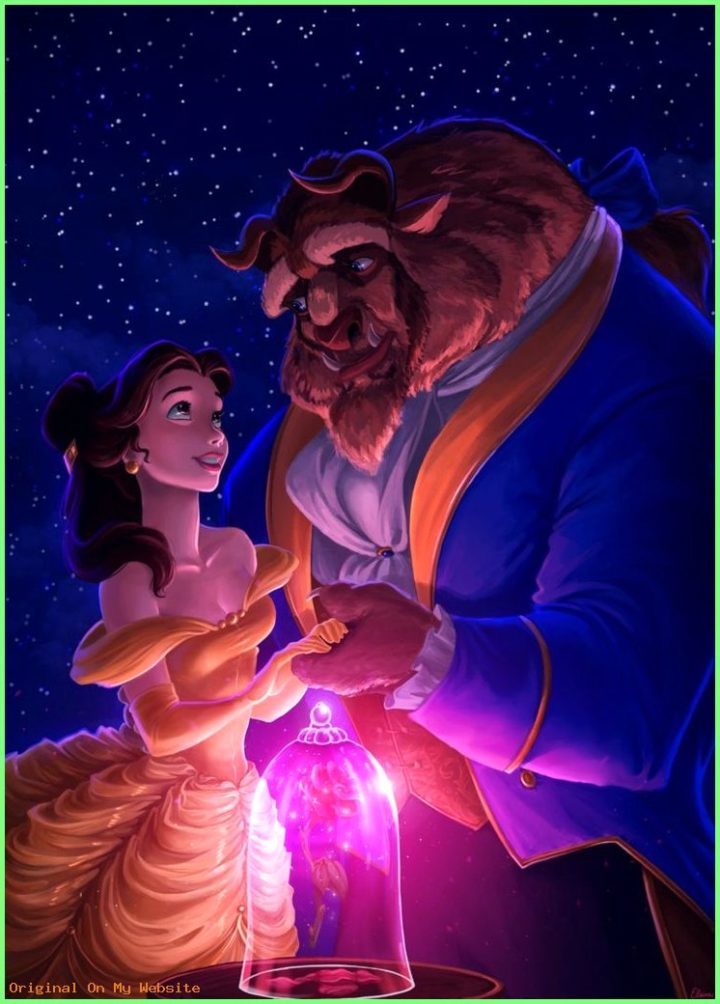Wallpaper Iphone Disney Beauty And The Beast By Wawa711 - Bella Y La Bestia Dibujos Animados , HD Wallpaper & Backgrounds