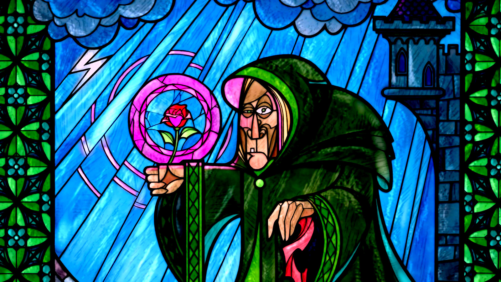 Stained Glass Wallpaper - She Warned Him Not To Be Deceived , HD Wallpaper & Backgrounds