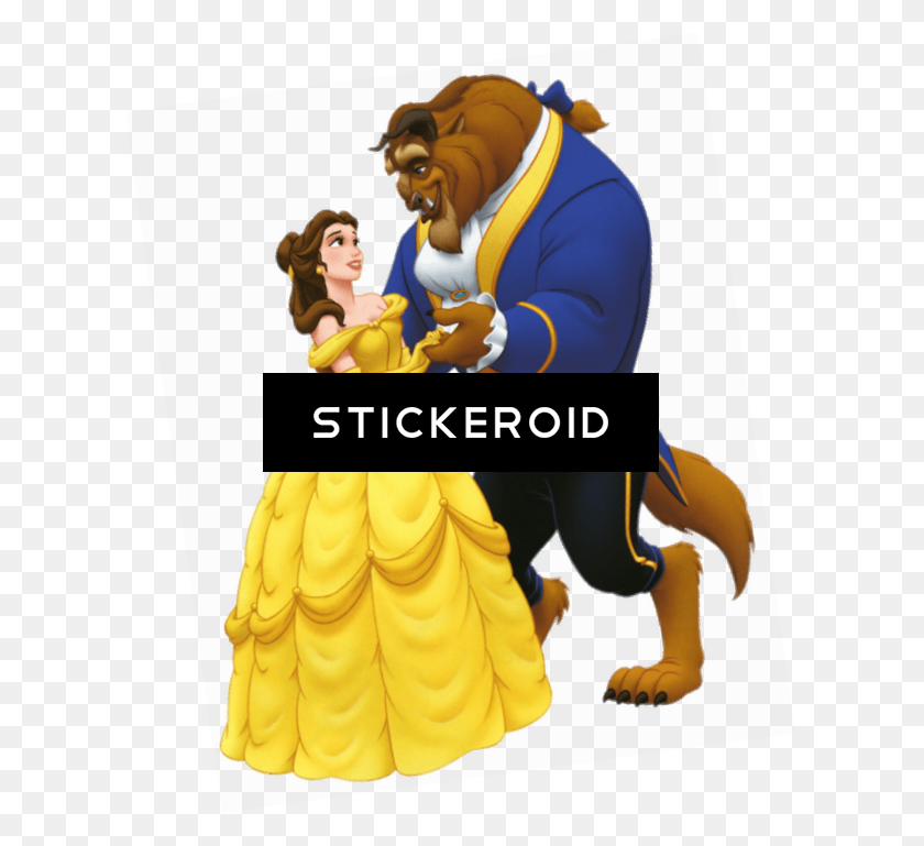 Beauty And The Beast Png Transparent Image - Princess Belle And The Beast , HD Wallpaper & Backgrounds
