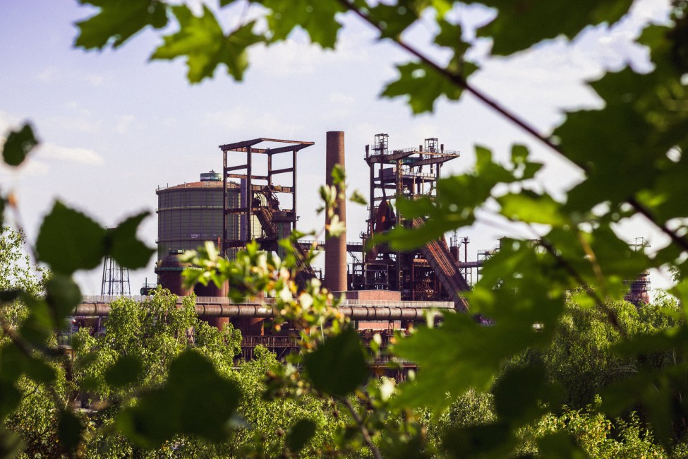 Corroded Industrial Factory - Tree , HD Wallpaper & Backgrounds