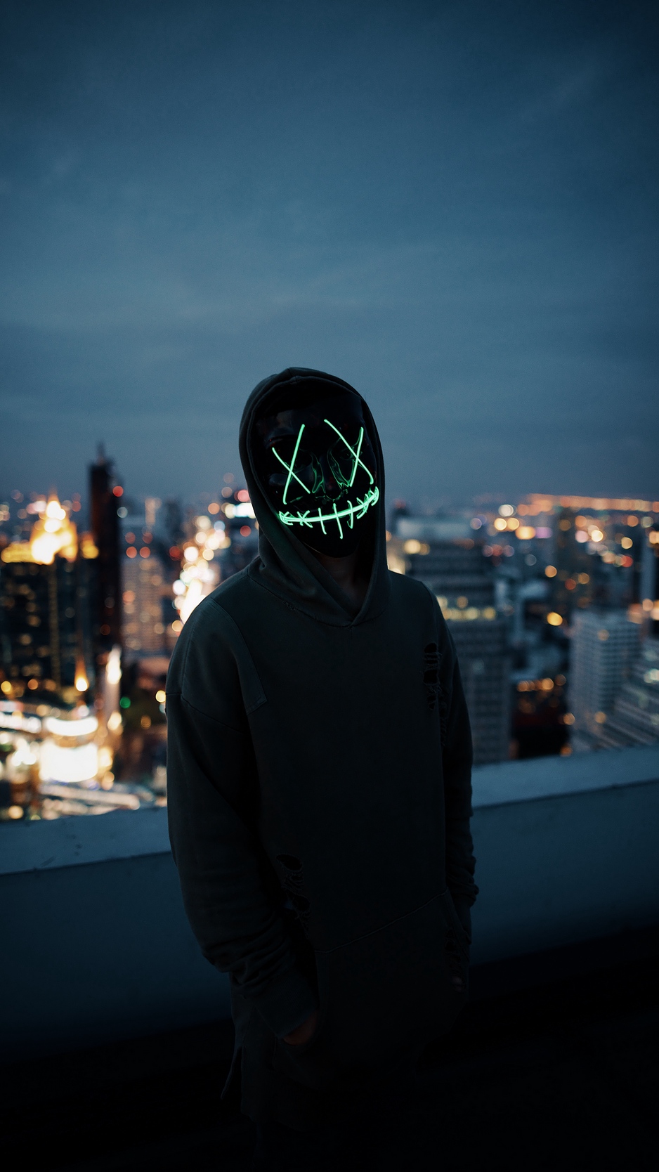 Wallpaper Mask, Silhouette, Anonymous, Hood, Light, - Обои На Телефон Маски , HD Wallpaper & Backgrounds