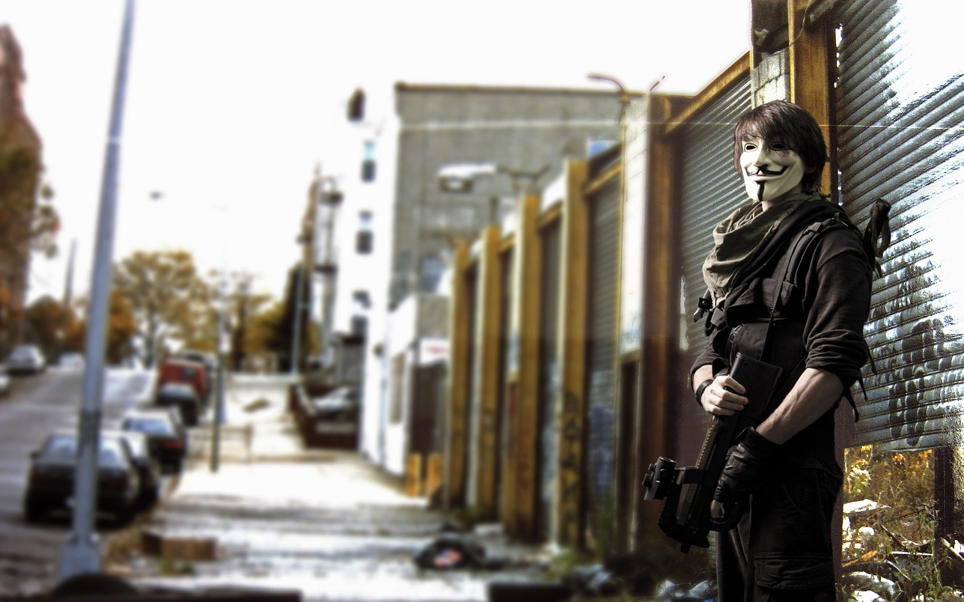 Anonymous Streets - Anonymous On Streets , HD Wallpaper & Backgrounds