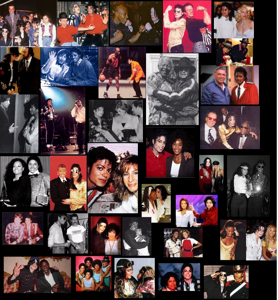 Michael Jackson Images Michael And Famous People Hd - Background Of Famous People , HD Wallpaper & Backgrounds
