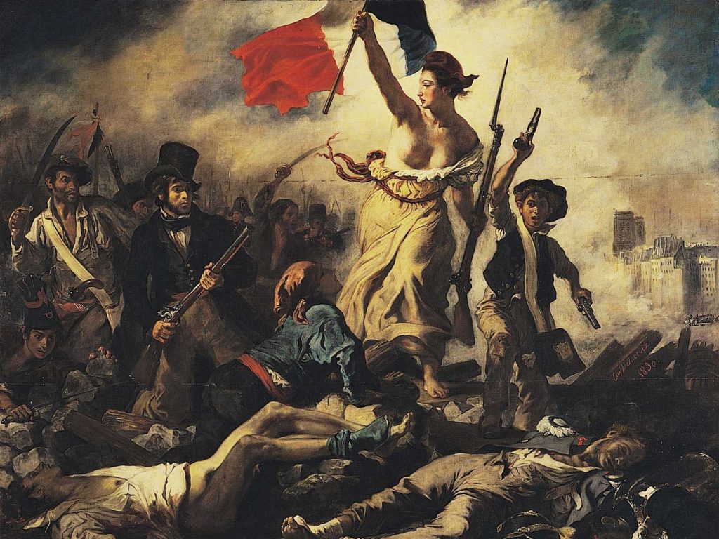 Wallpaper Eugene Delacroix Liberty Leading The People - Liberty Leading The People Wallpaper Hd , HD Wallpaper & Backgrounds