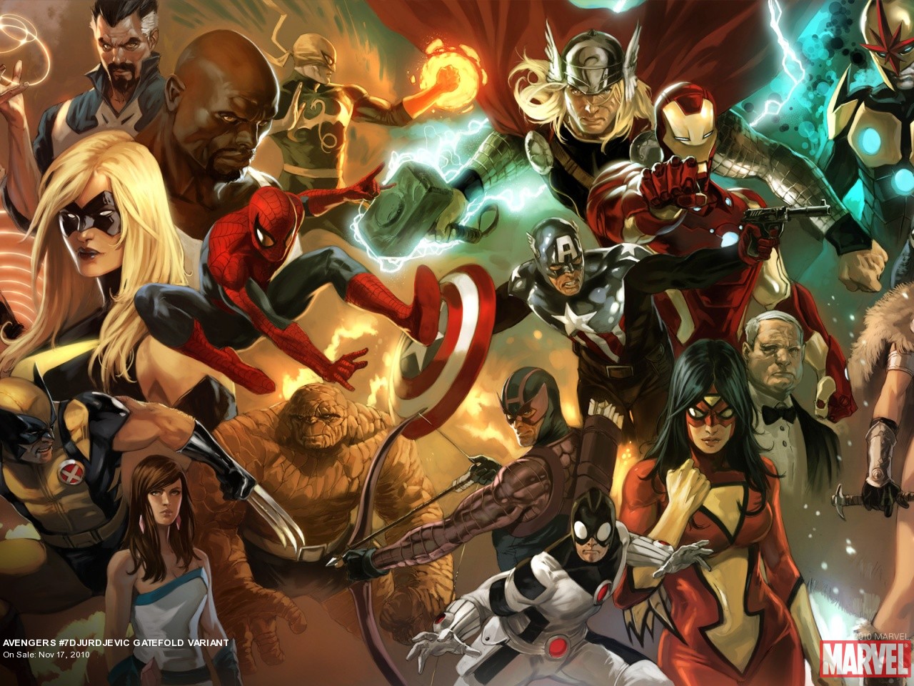 Marvel Superheroes Wallpaper - Papel De Parede Vingadores , HD Wallpaper & Backgrounds