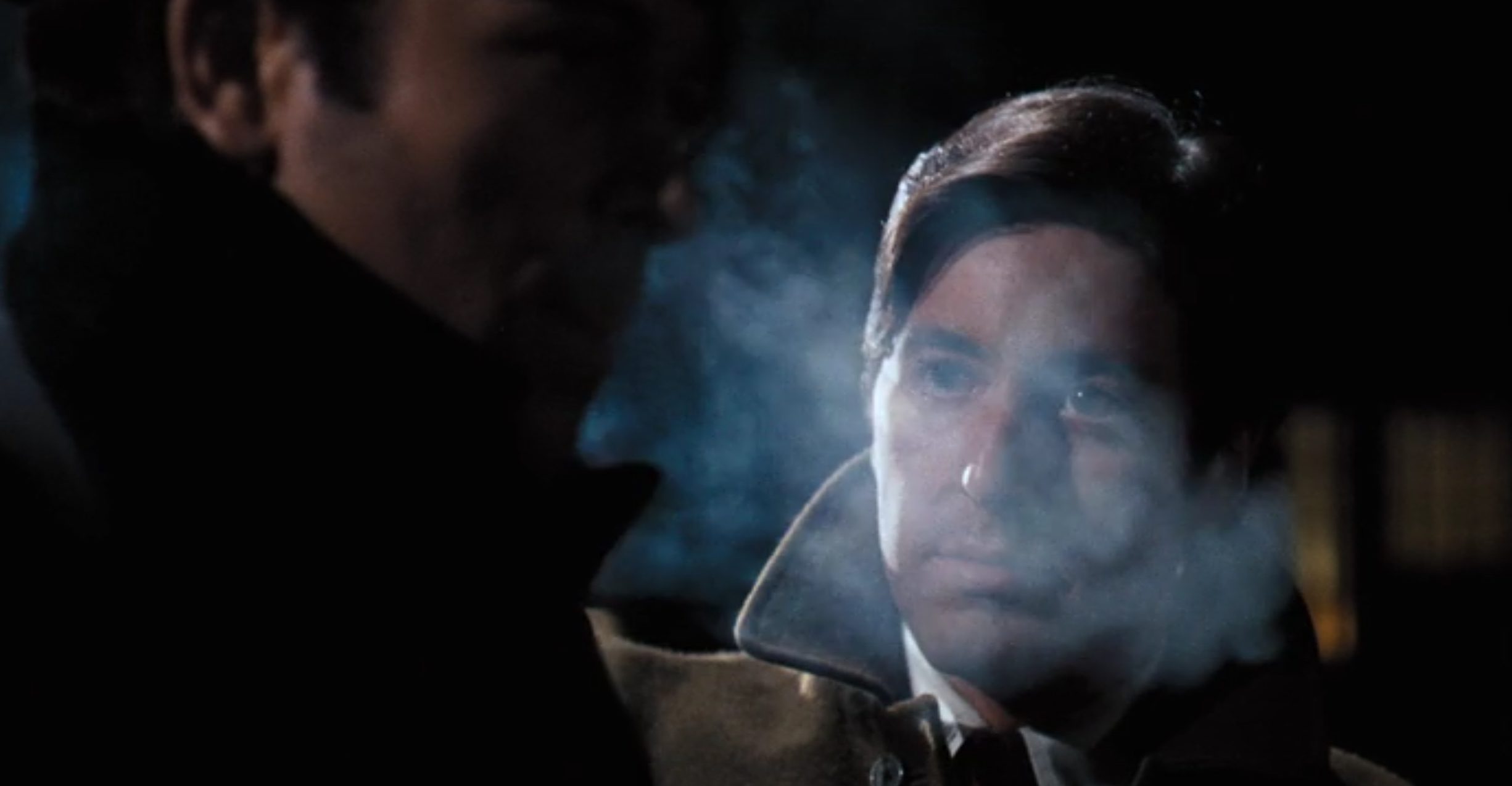 Michael Wreathed In The Smoke Of Enzo's Cigarette - Godfather Michael And Enzo , HD Wallpaper & Backgrounds
