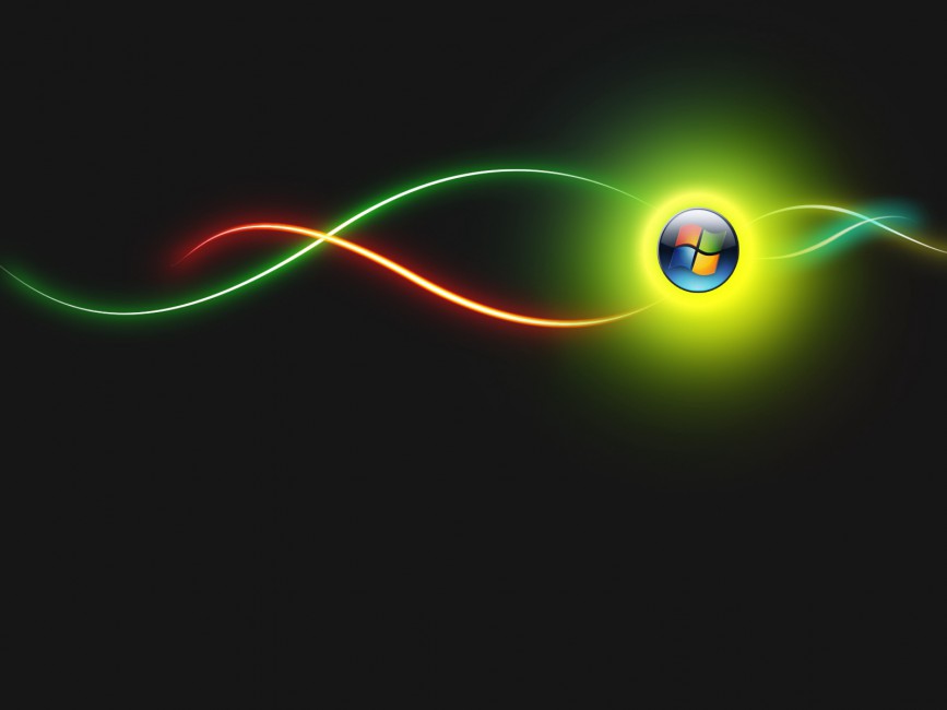 Windows Vista Light Lines Wavy Abstract Brand - Windows Vista Hd , HD Wallpaper & Backgrounds