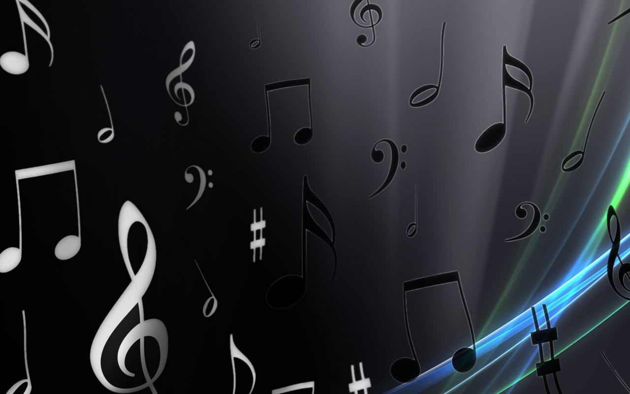 Windows 7 Wallpaper - Musical Notes Wallpaper For Ipad , HD Wallpaper & Backgrounds
