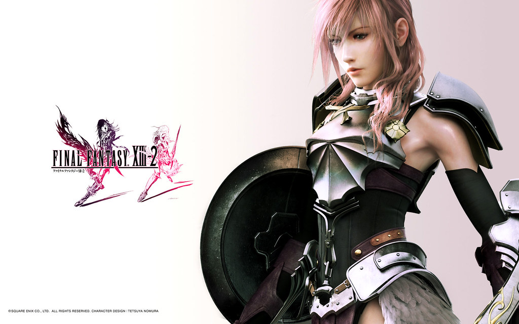 Ff13 2 Wallpaper Lightning 003 1920 - Final Fantasy Xiii 2 Lightning , HD Wallpaper & Backgrounds