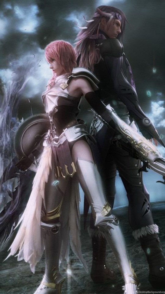 Final Fantasy 13 2 Caius And Lightning , HD Wallpaper & Backgrounds