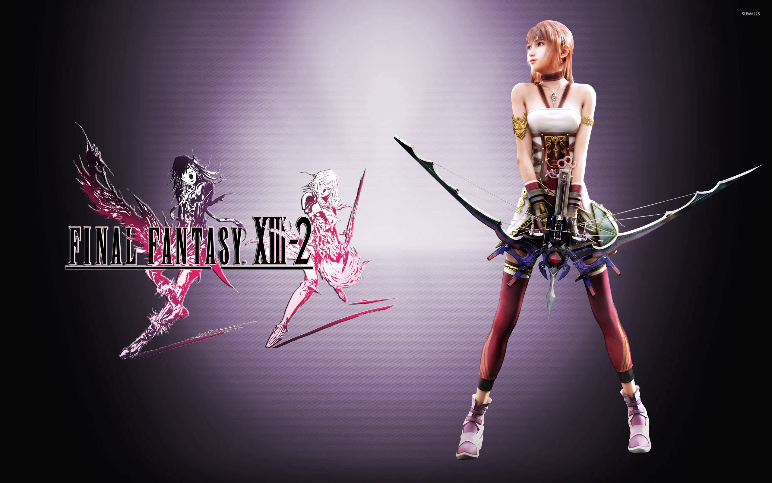 Ff13-2 Serah Wallpaper - Final Fantasy Xiii 2 , HD Wallpaper & Backgrounds