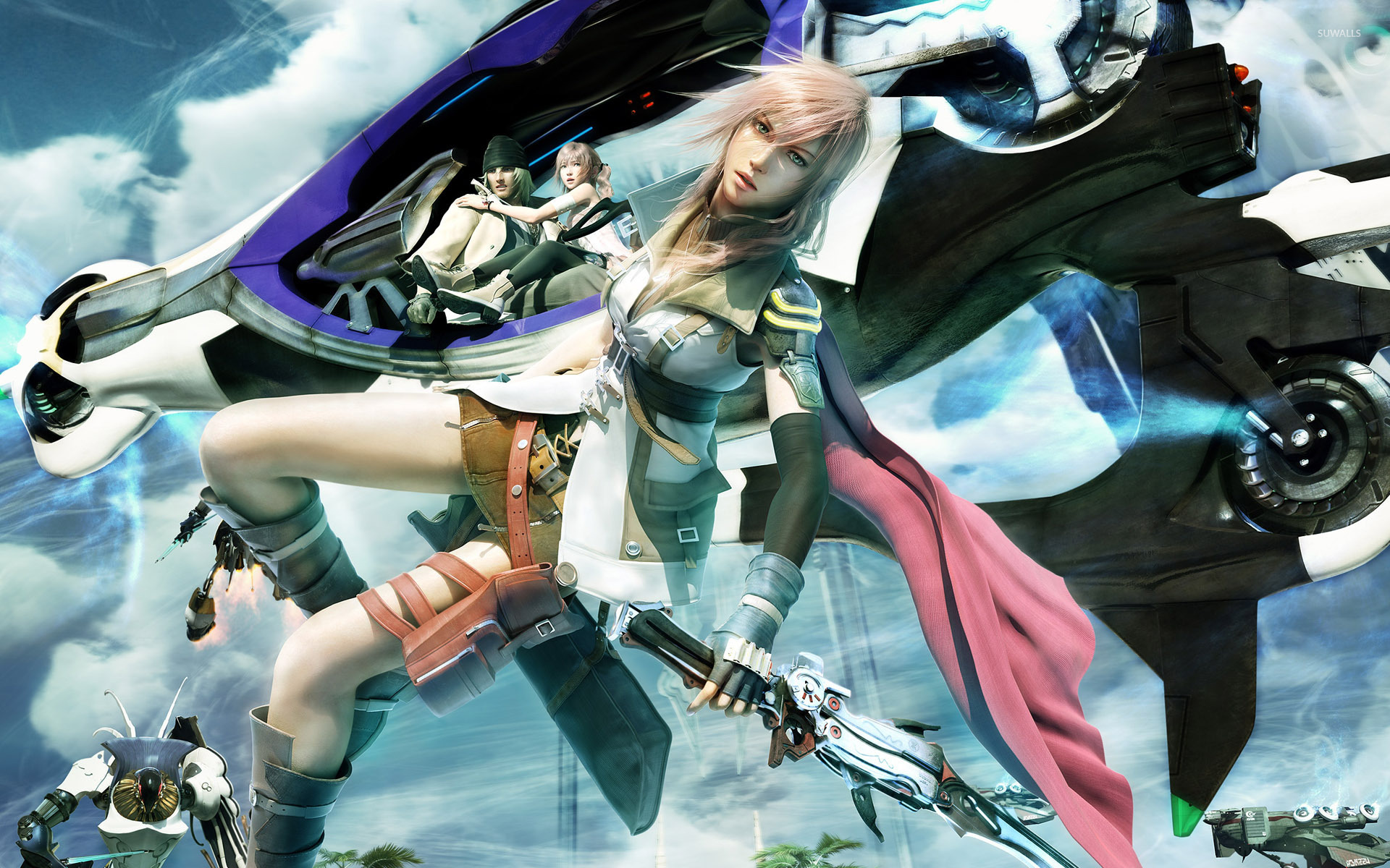 Final Fantasy Xiii Game - Lightning Cool Final Fantasy , HD Wallpaper & Backgrounds