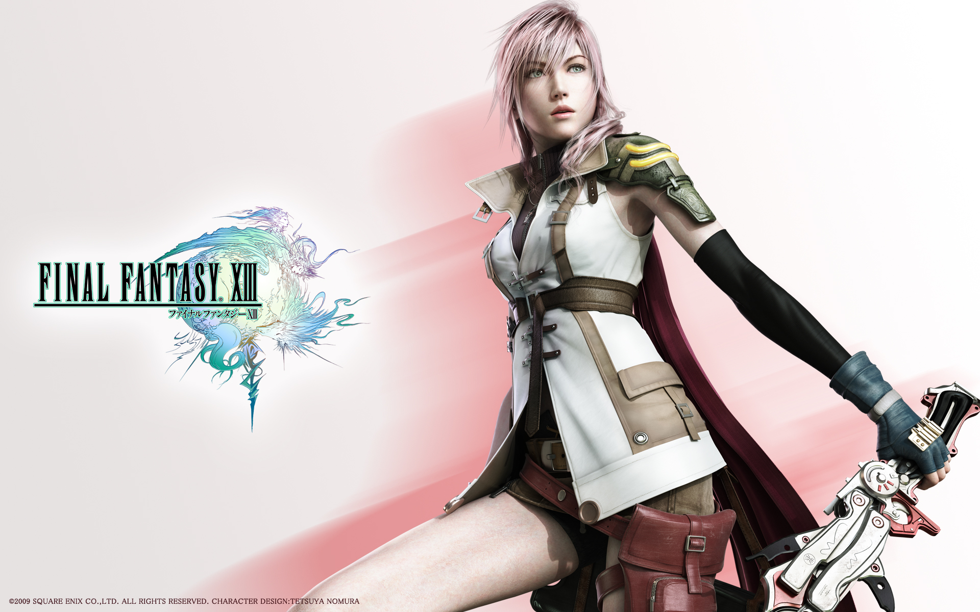 Wallpaper Final Fantasy - Final Fantasy 13 Lightning , HD Wallpaper & Backgrounds