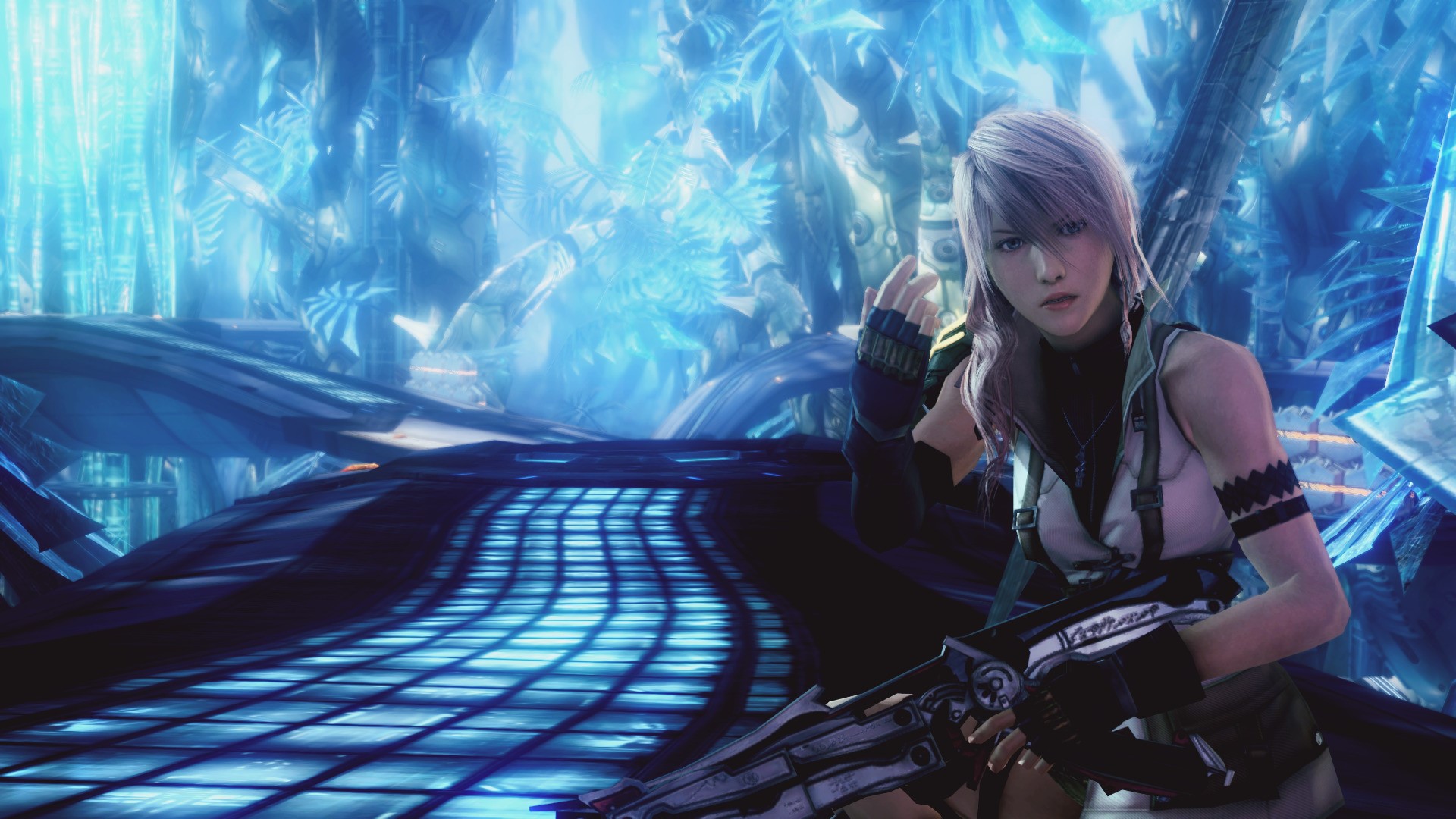 Video Games Final Fantasy Xiii Claire Farron Long Hair - Pc Game , HD Wallpaper & Backgrounds