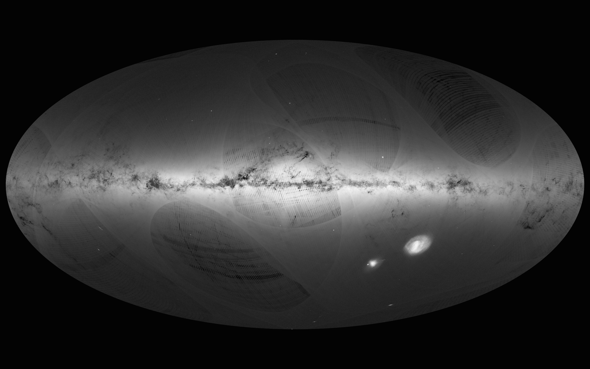 Gaia Milky Way Map , HD Wallpaper & Backgrounds