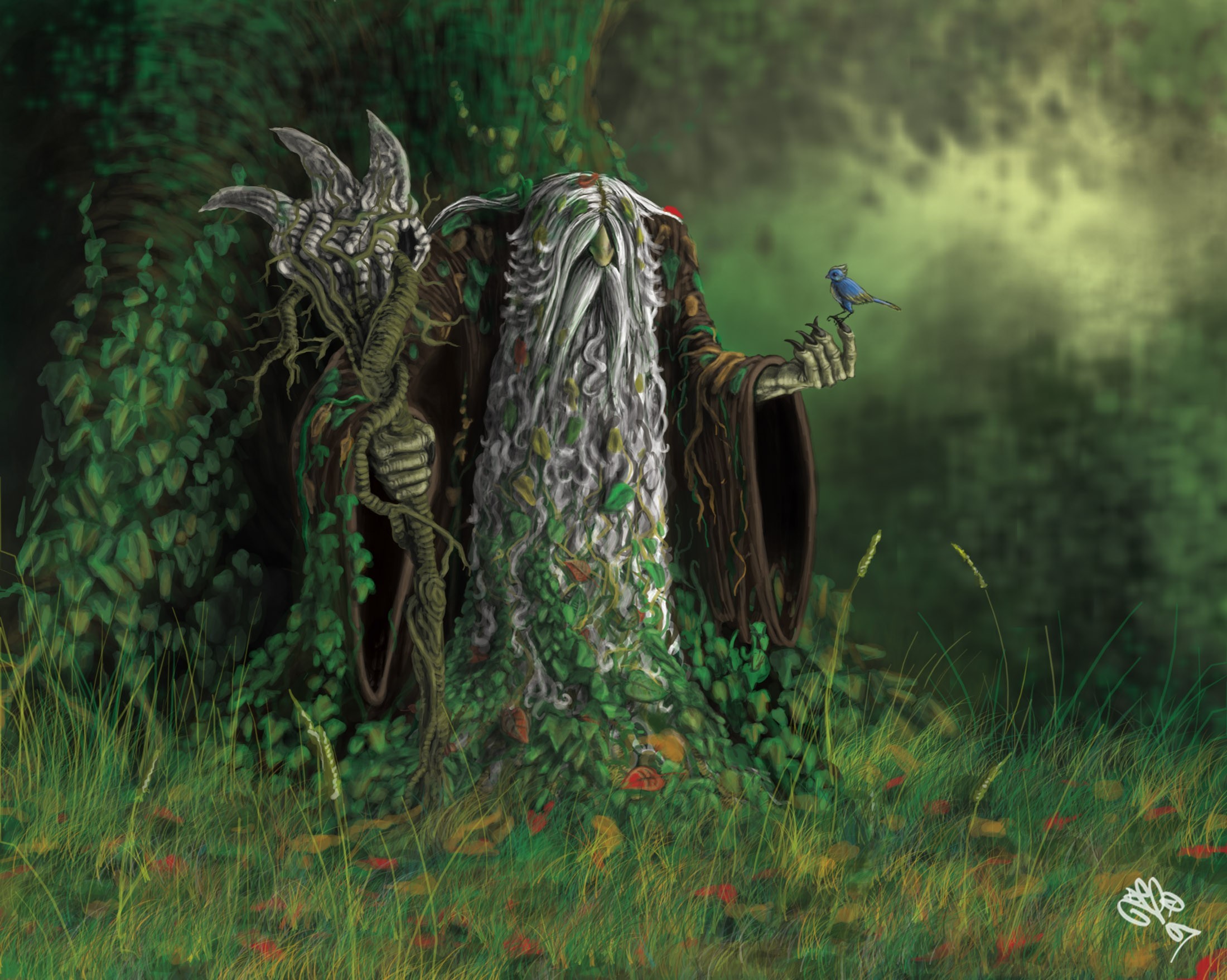 Old Druid Wallpaper - Fantasy Wizard , HD Wallpaper & Backgrounds