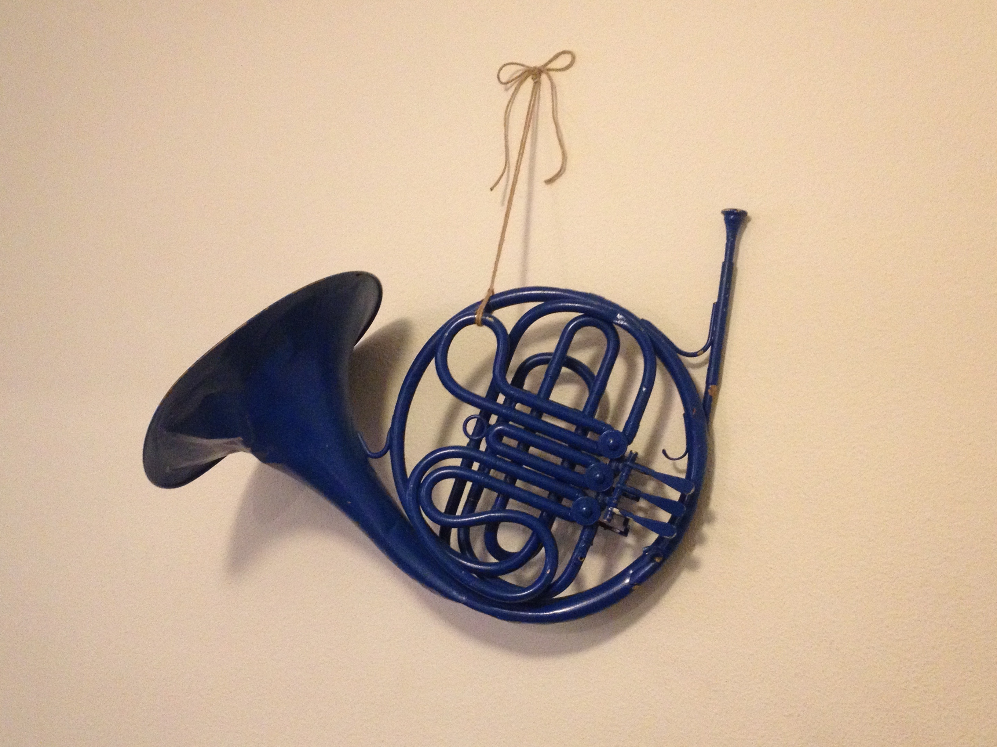 Our Blue French Horn - Horn , HD Wallpaper & Backgrounds