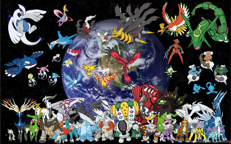 All Legendary Pokemon In One (#2223987) - HD Wallpaper & Backgrounds
