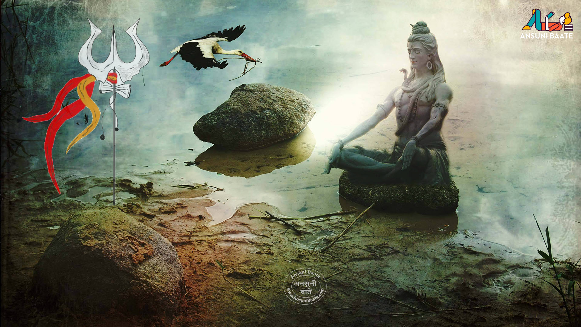 Lord Shiva Meditation Hd , HD Wallpaper & Backgrounds