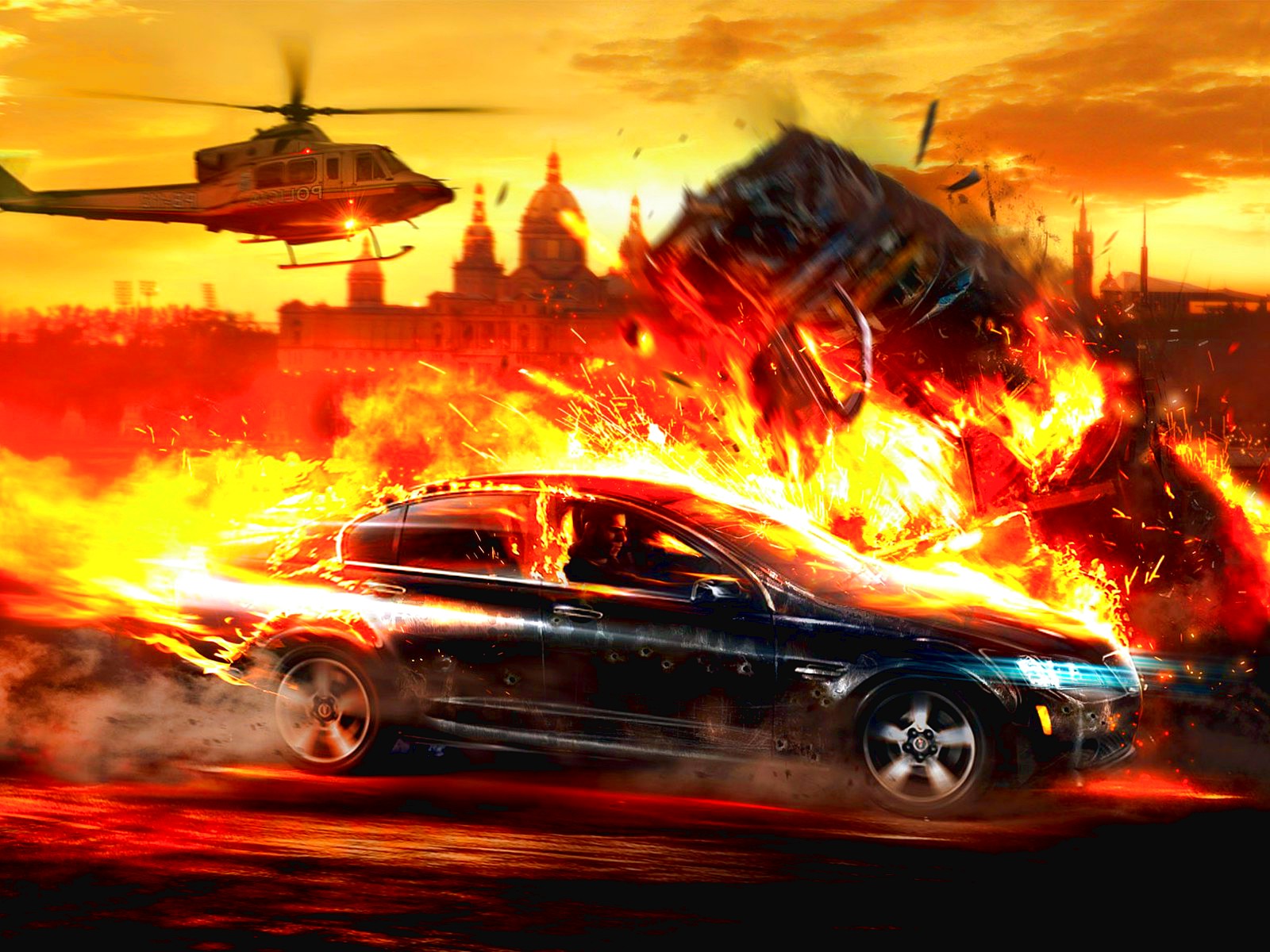 Fire Cool Car Backgrounds , HD Wallpaper & Backgrounds