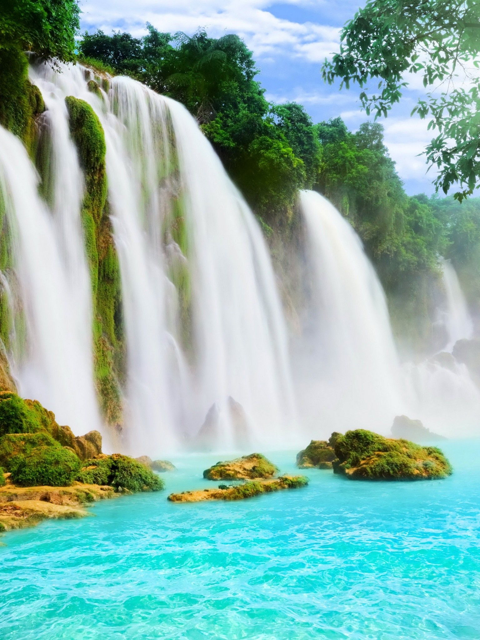 Beautiful Waterfall , HD Wallpaper & Backgrounds