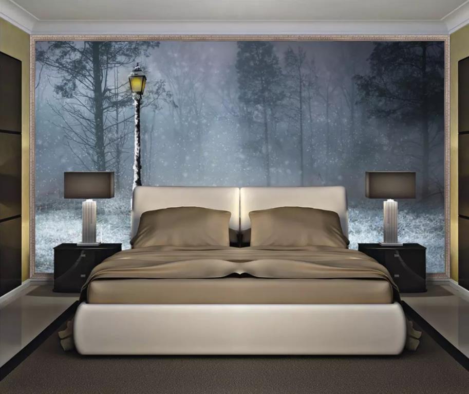 Forest Wall Bedroom , HD Wallpaper & Backgrounds