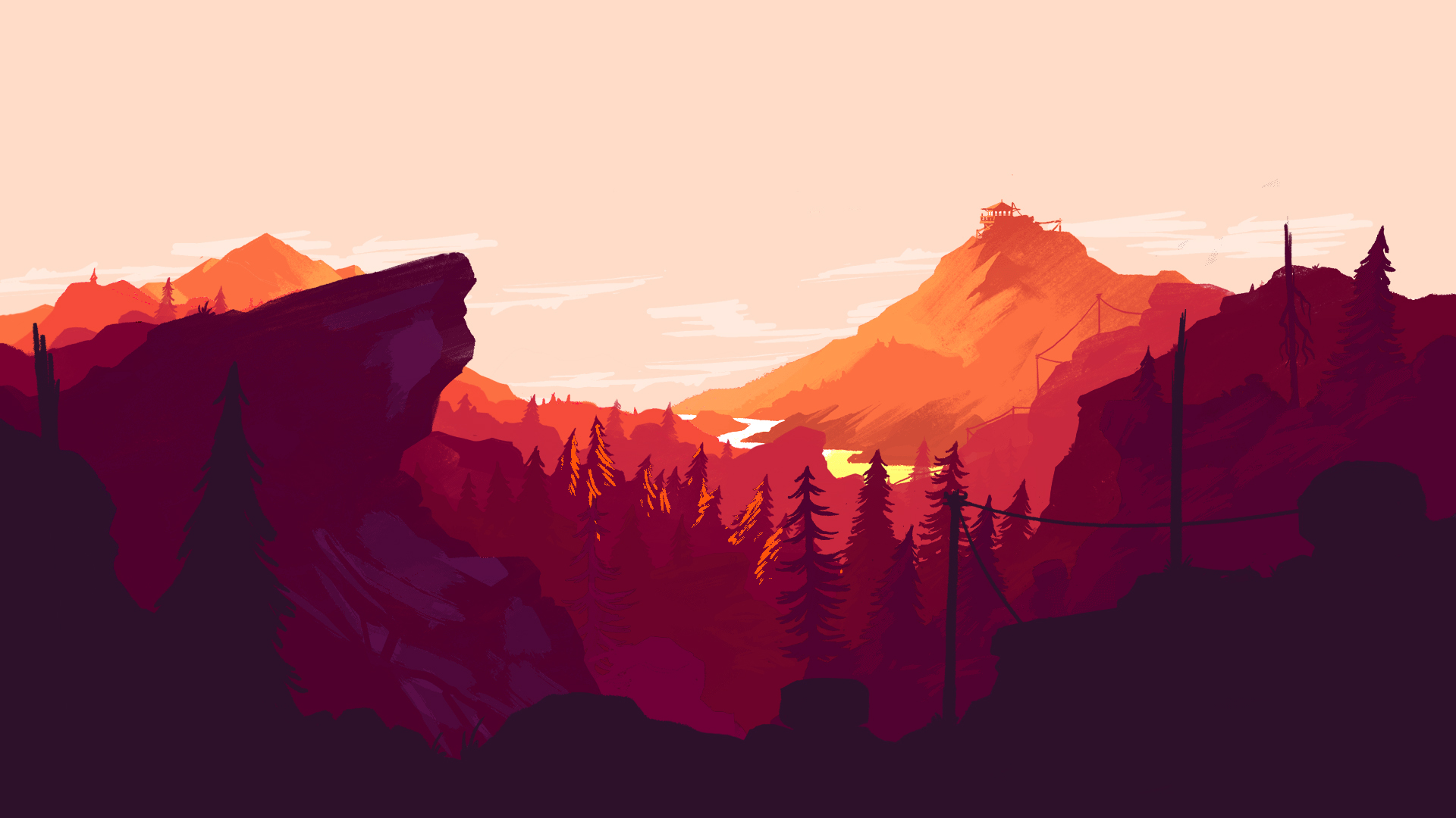 Firewatch Wallpaper Dual Monitor , HD Wallpaper & Backgrounds