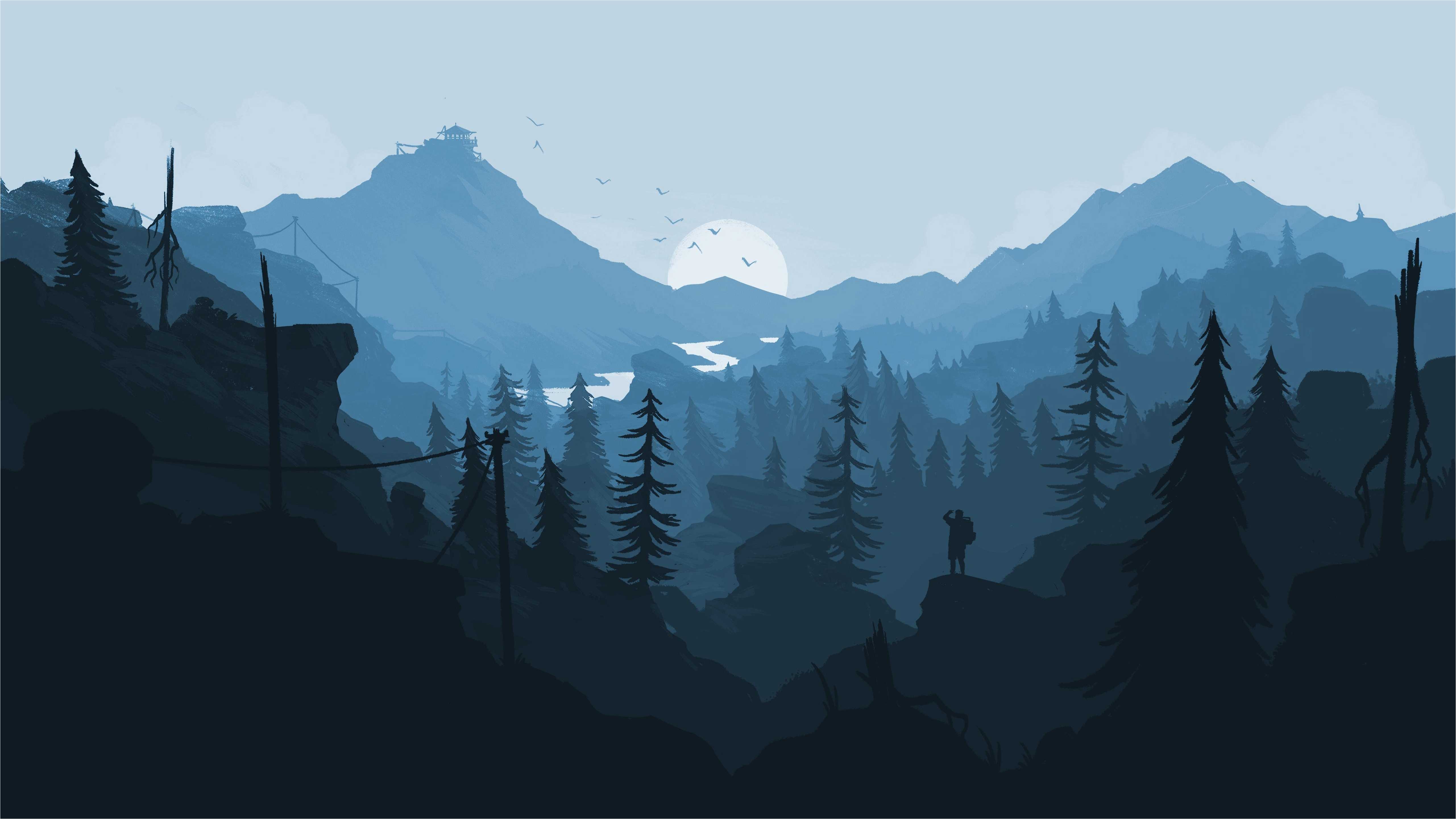 Ultra Hd 4k Firewatch , HD Wallpaper & Backgrounds