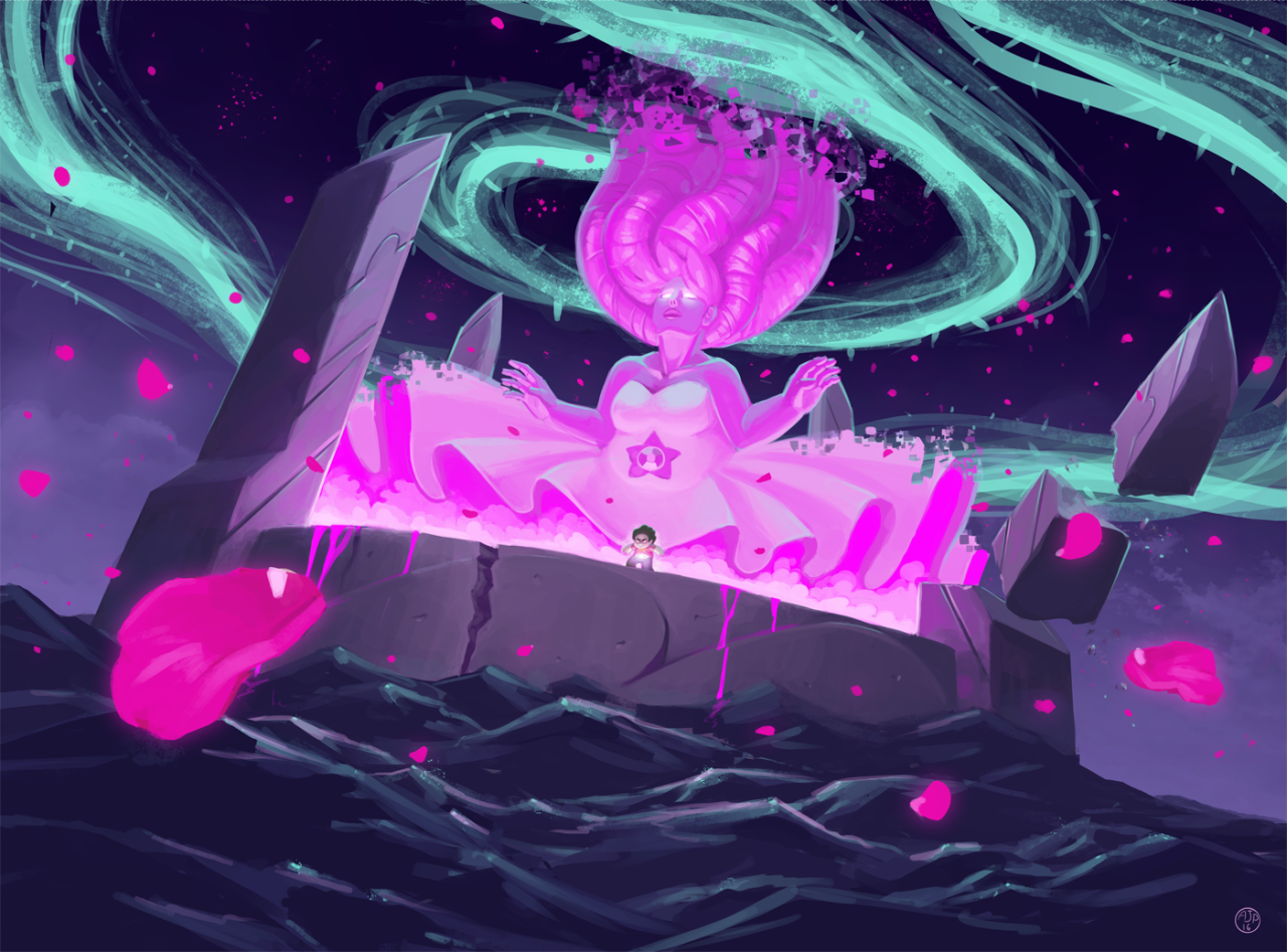 Steven Universe Rose Quartz Stevens , HD Wallpaper & Backgrounds