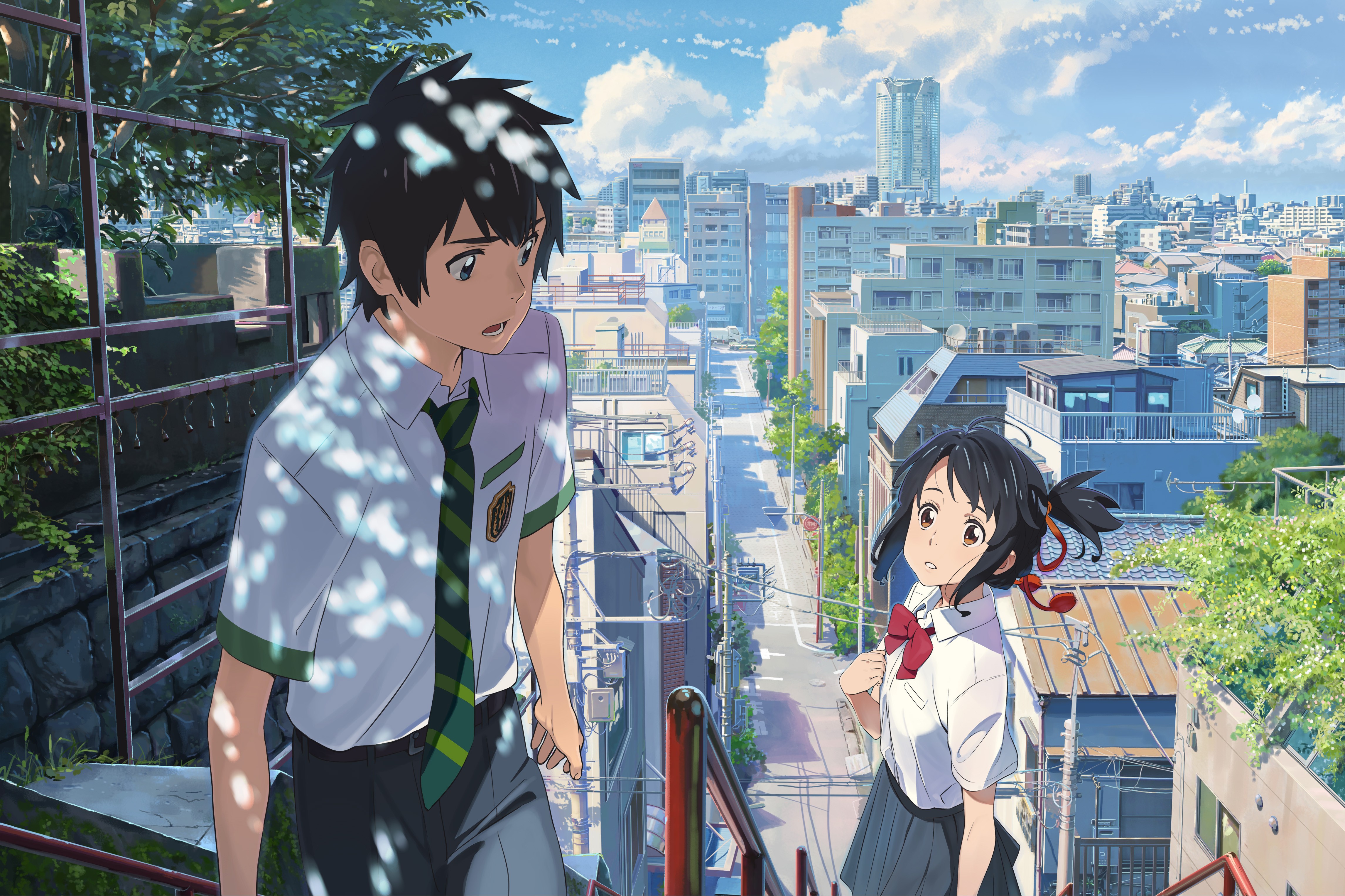 Your Name Anime Characters , HD Wallpaper & Backgrounds