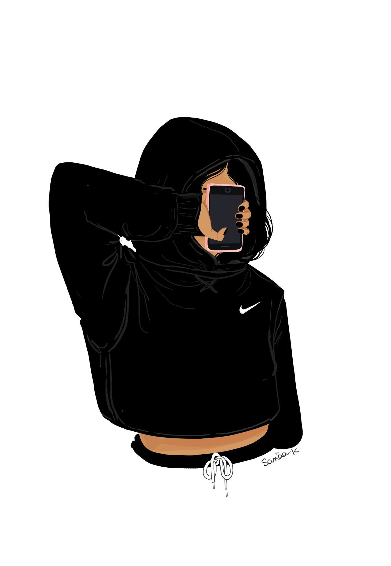 Nike Girl Cartoon , HD Wallpaper & Backgrounds