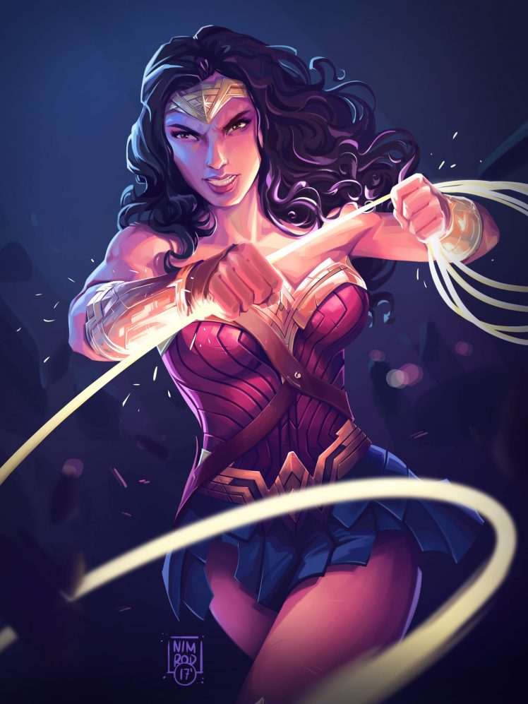 Fan Art Wonder Woman , HD Wallpaper & Backgrounds