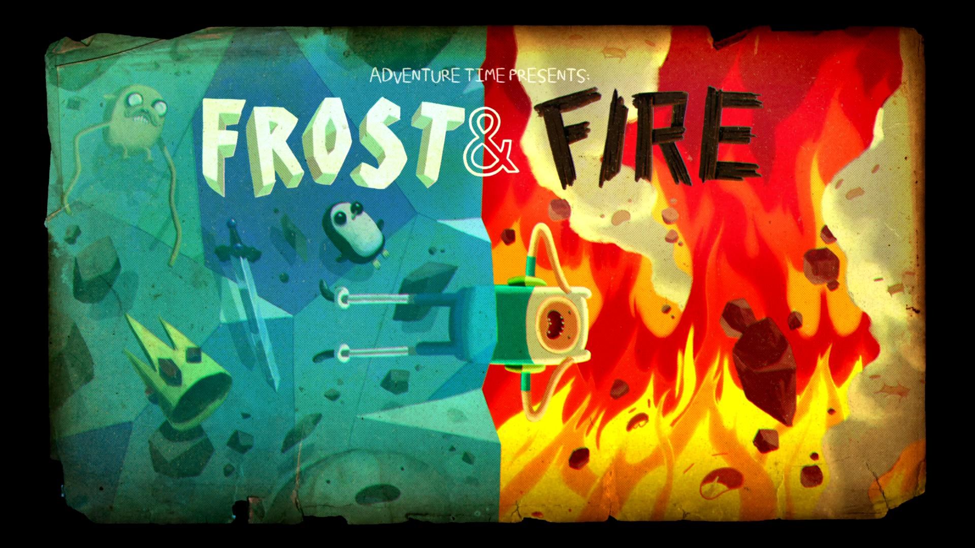 Adventure Time Fire Princess Vs Ice King , HD Wallpaper & Backgrounds