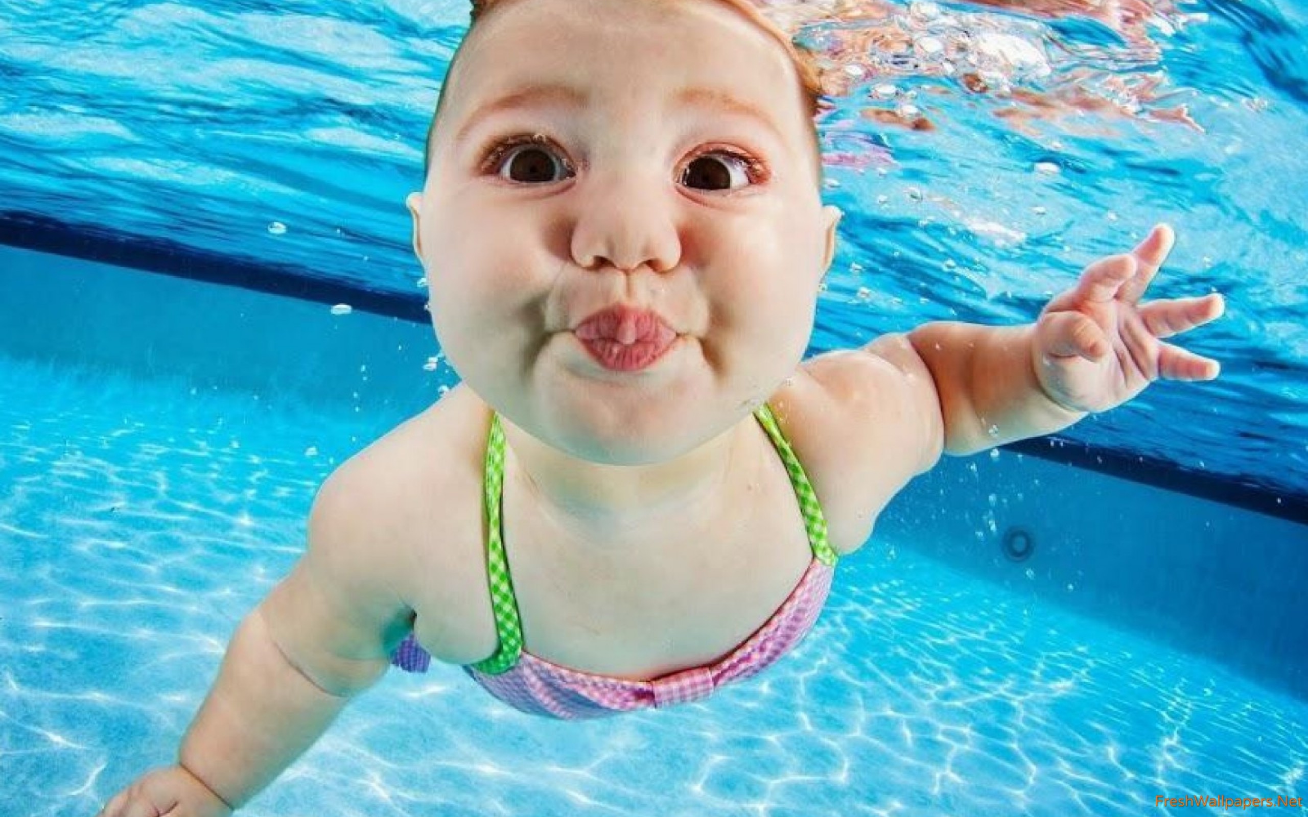 Baby Swimming , HD Wallpaper & Backgrounds