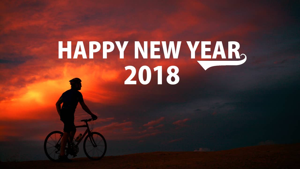 New Year 2018 Bicycle , HD Wallpaper & Backgrounds