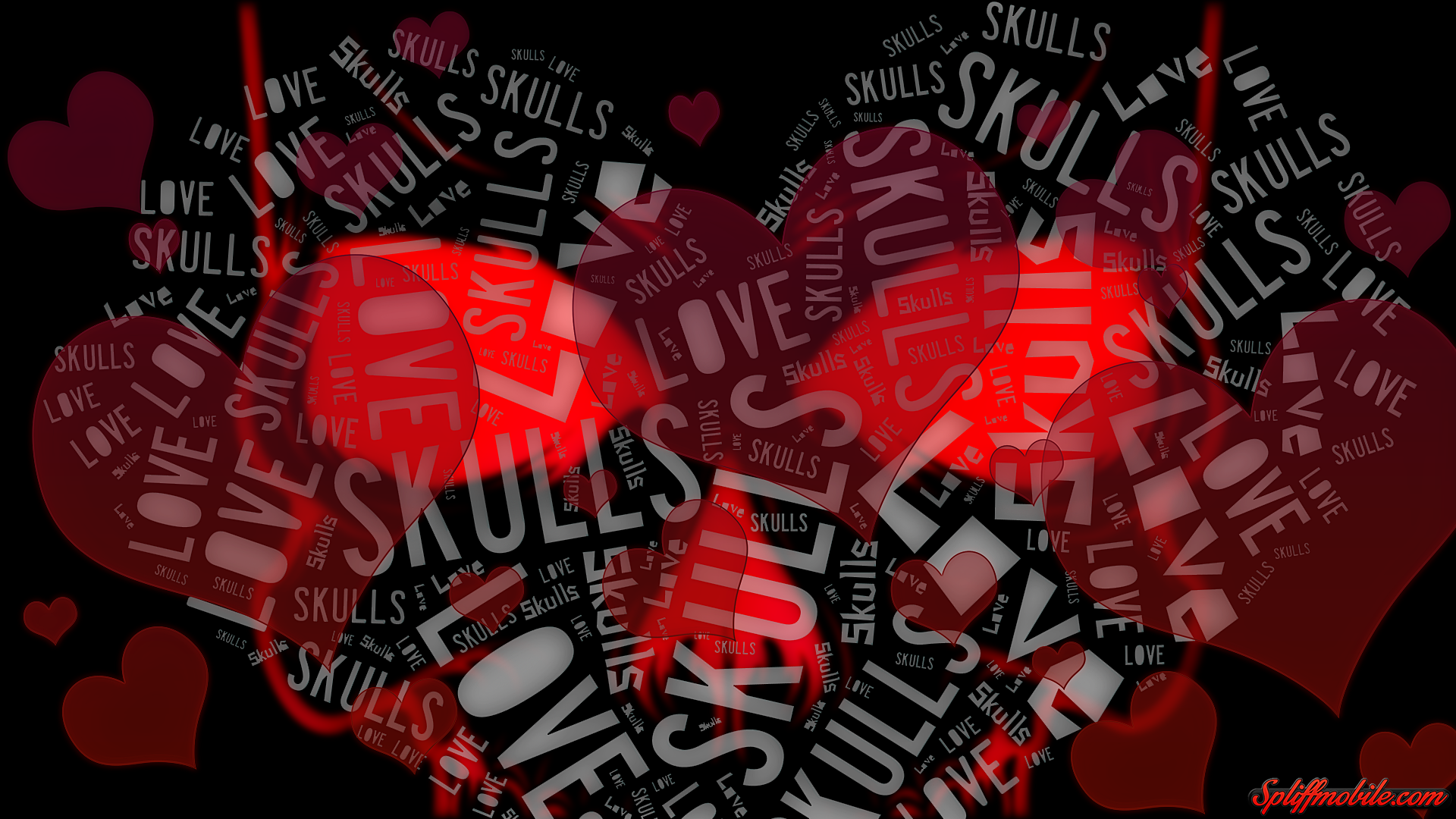 Love Skull Hd , HD Wallpaper & Backgrounds