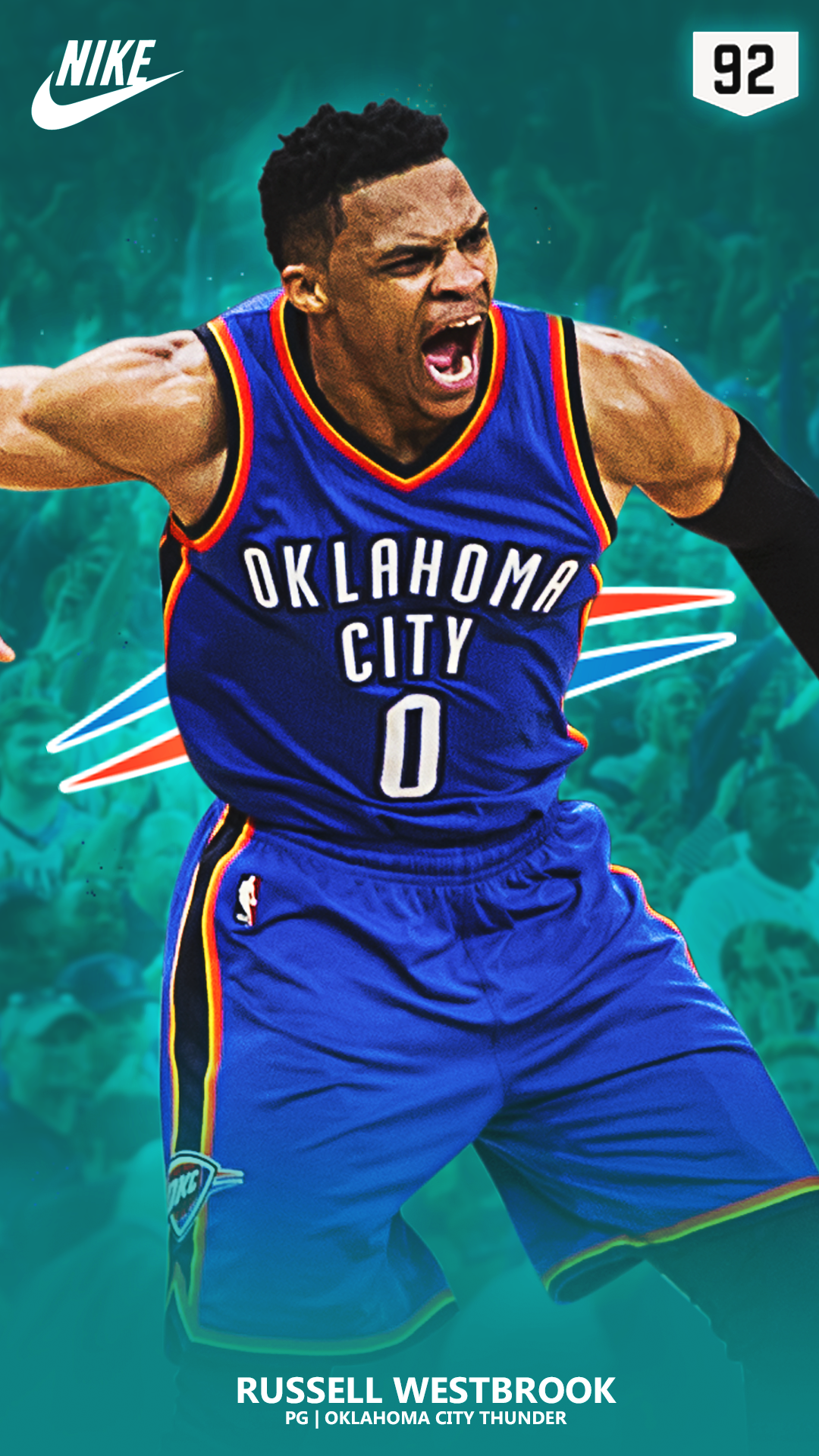 russell westbrook jersey wallpaper