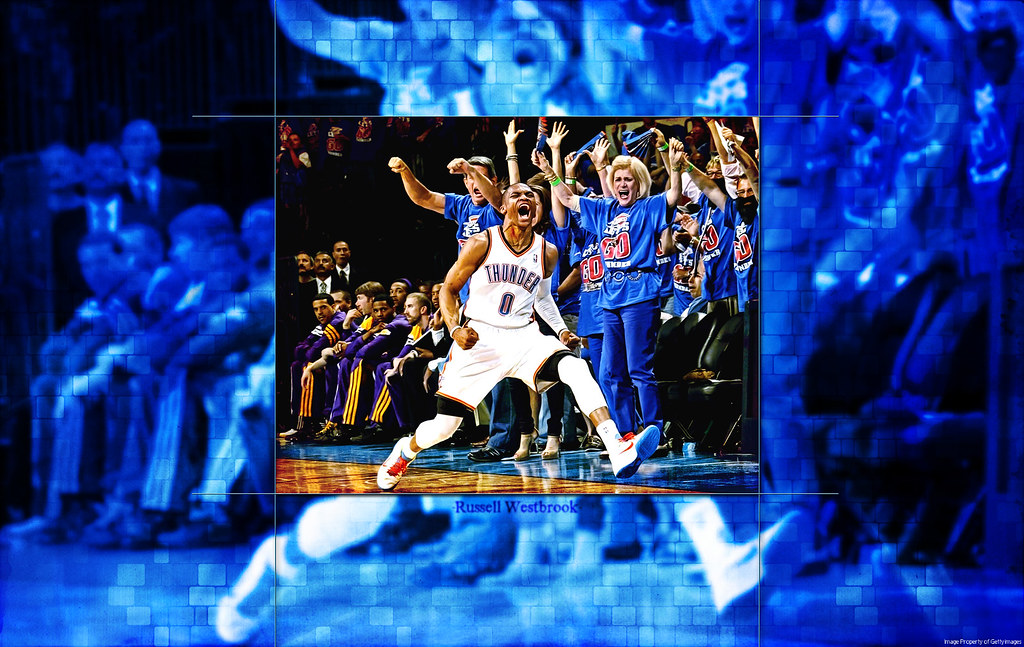 Awesome Picture Russell Westbrook Dunk , HD Wallpaper & Backgrounds