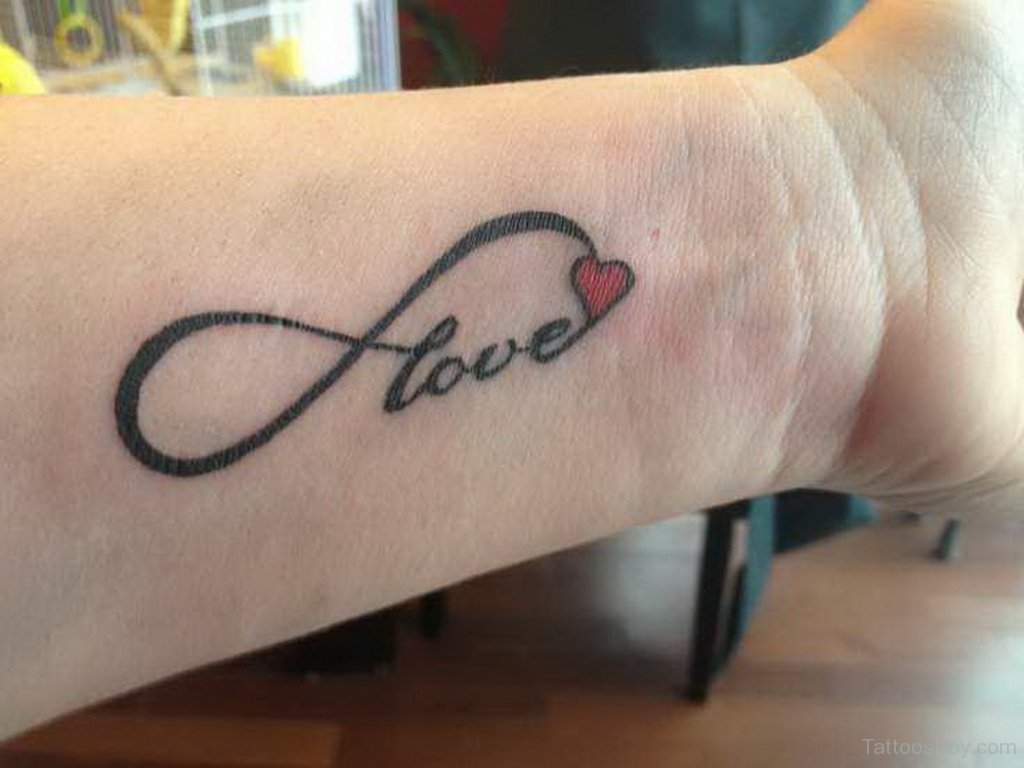 Love Infinity Tattoo On Wrist , HD Wallpaper & Backgrounds