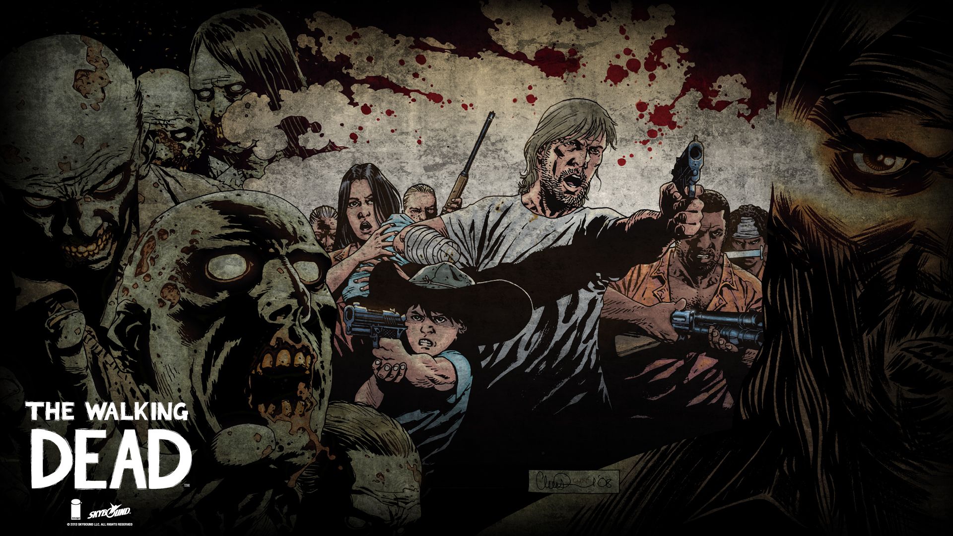 Zombies The Walking Dead Comic , HD Wallpaper & Backgrounds