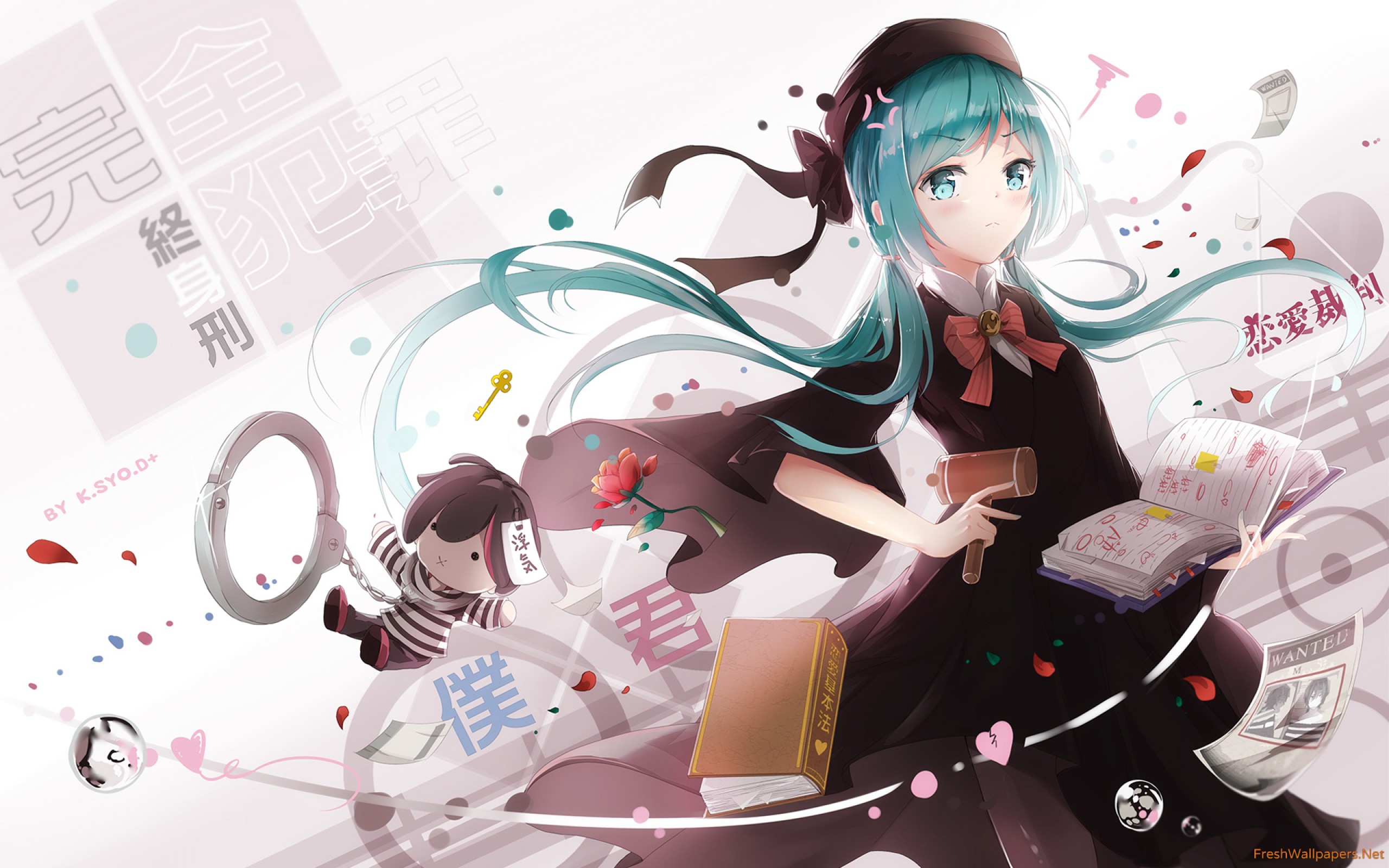 Hatsune Miku Renai Saiban , HD Wallpaper & Backgrounds