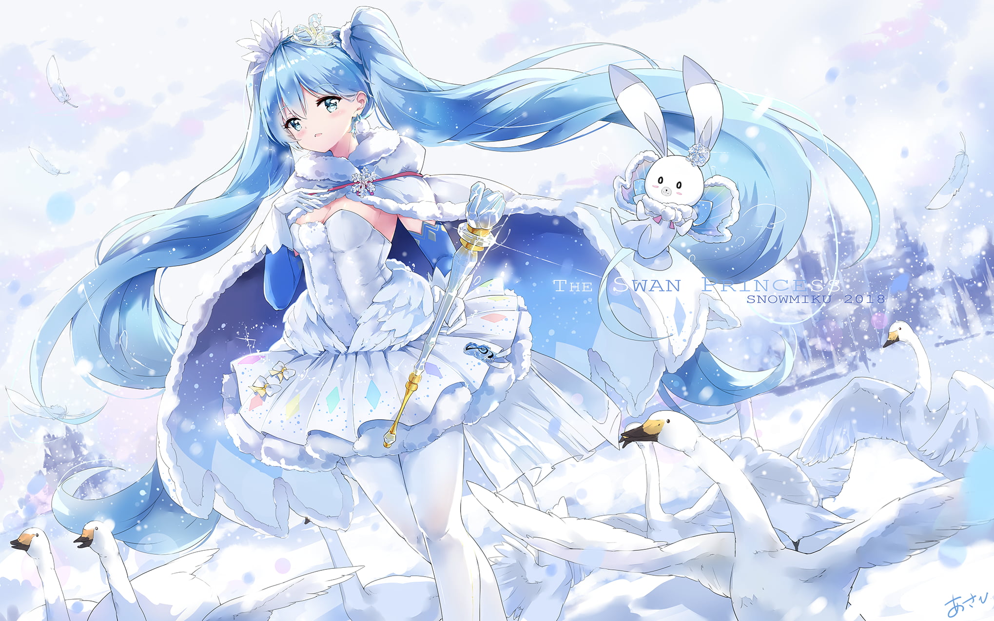 Snow Miku , HD Wallpaper & Backgrounds
