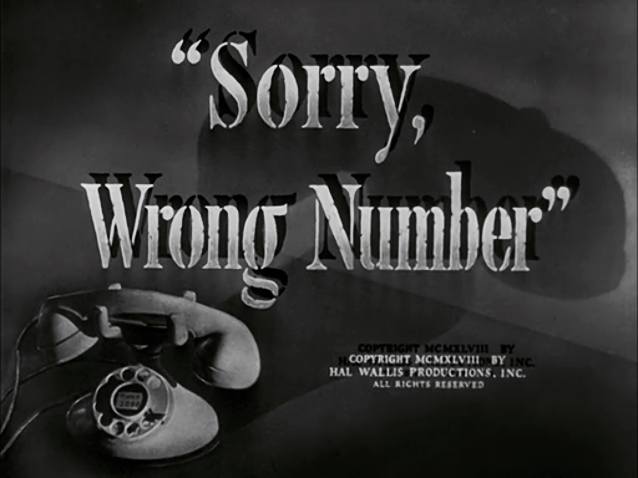 Sorry Wrong Number Title , HD Wallpaper & Backgrounds