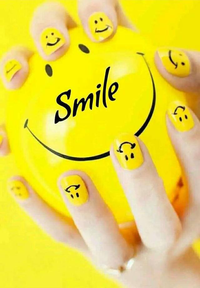 Smiley Face Nails , HD Wallpaper & Backgrounds