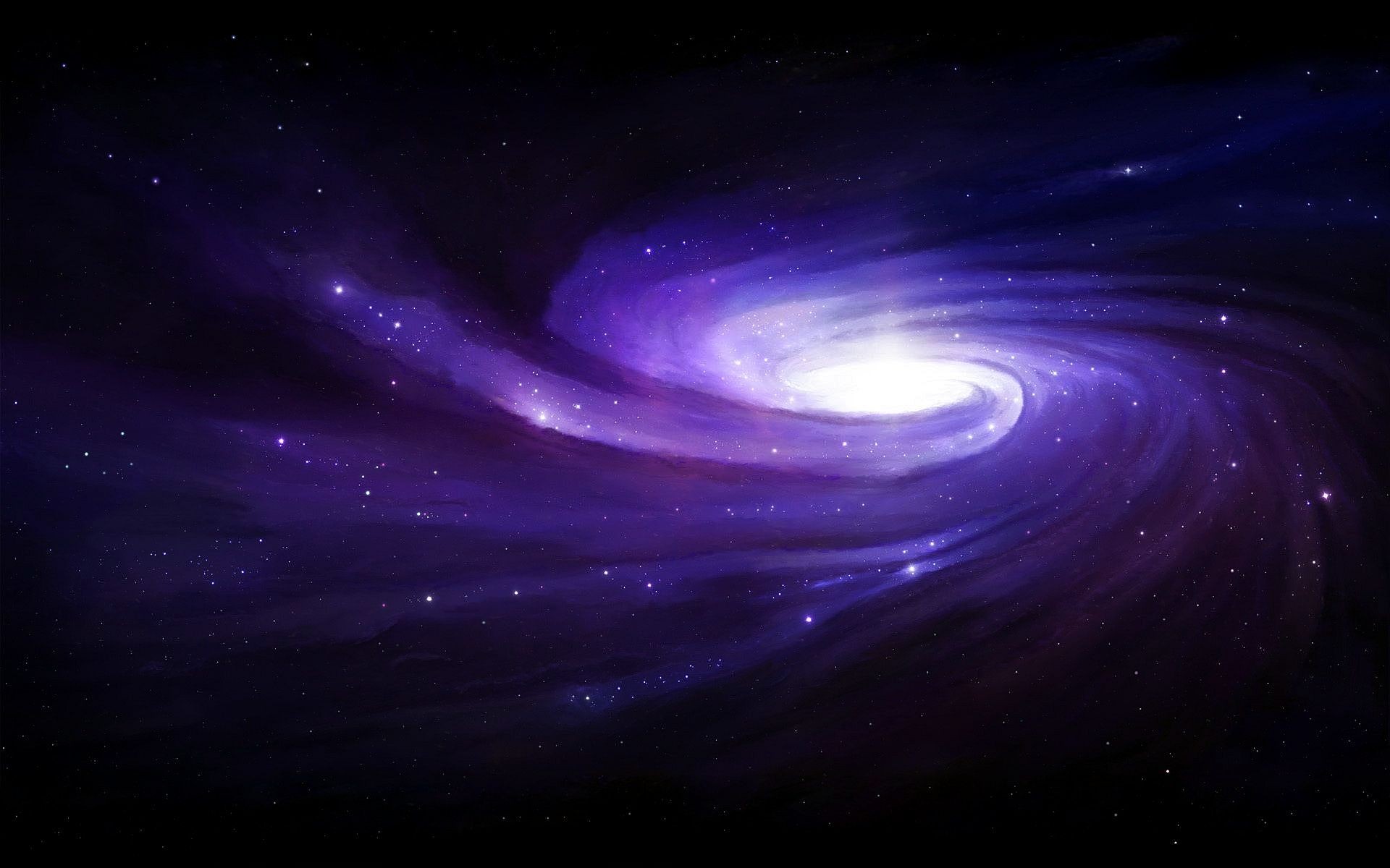 Purple Galaxy , HD Wallpaper & Backgrounds