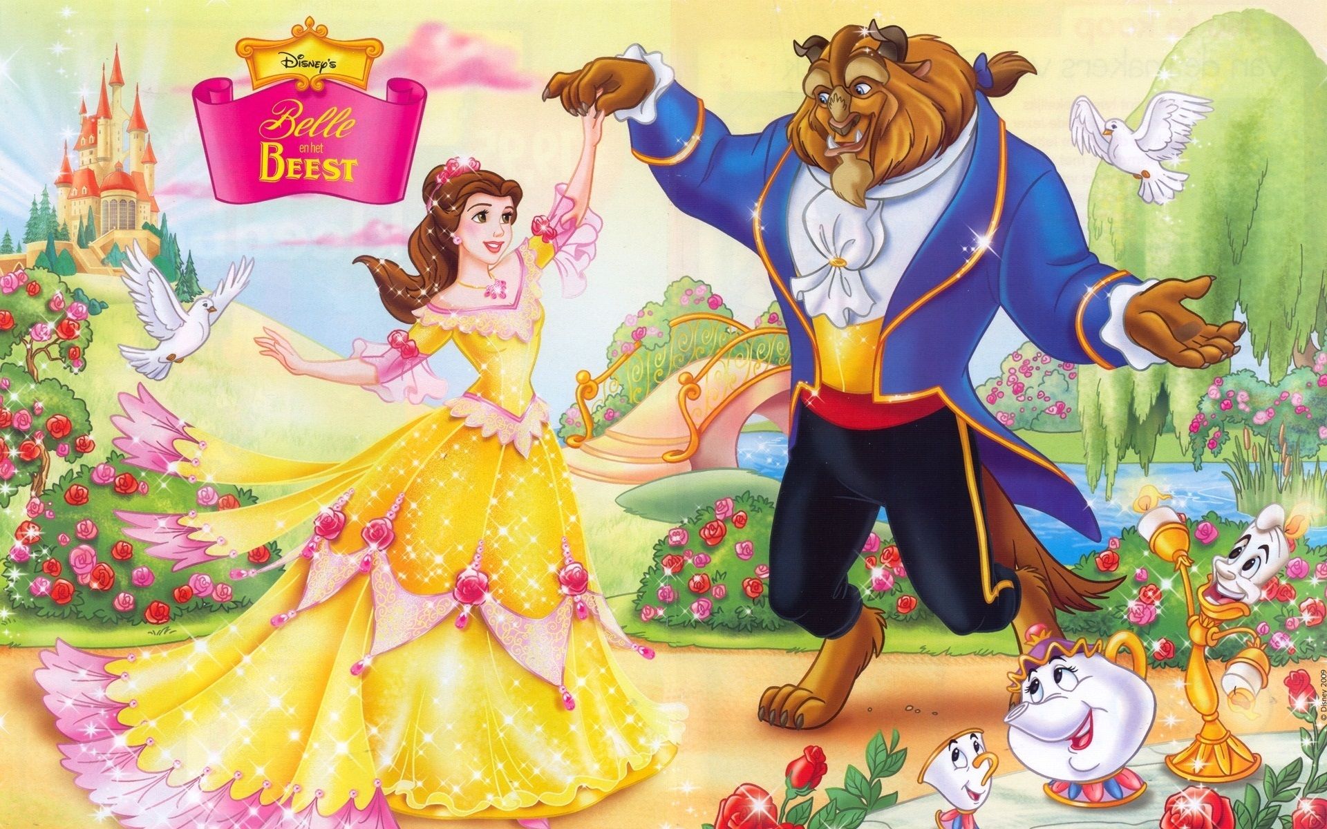 Beauty And The Beast Edible , HD Wallpaper & Backgrounds