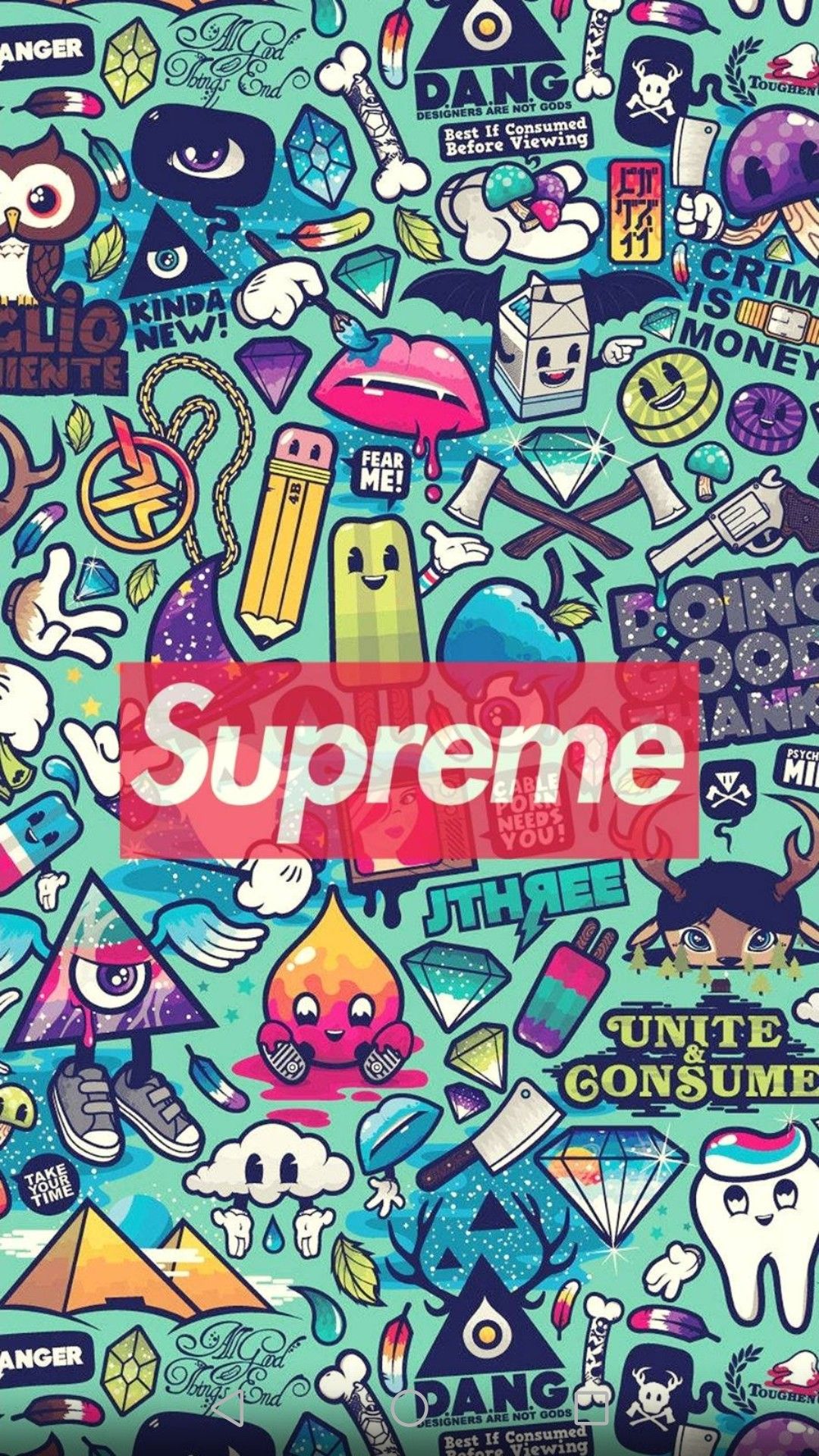 Sticker Bomb Wallpaper Iphone , HD Wallpaper & Backgrounds