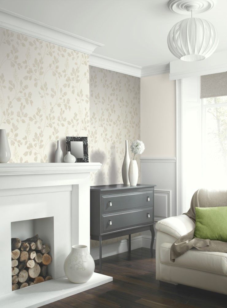Floral Wallpaper Living Room , HD Wallpaper & Backgrounds