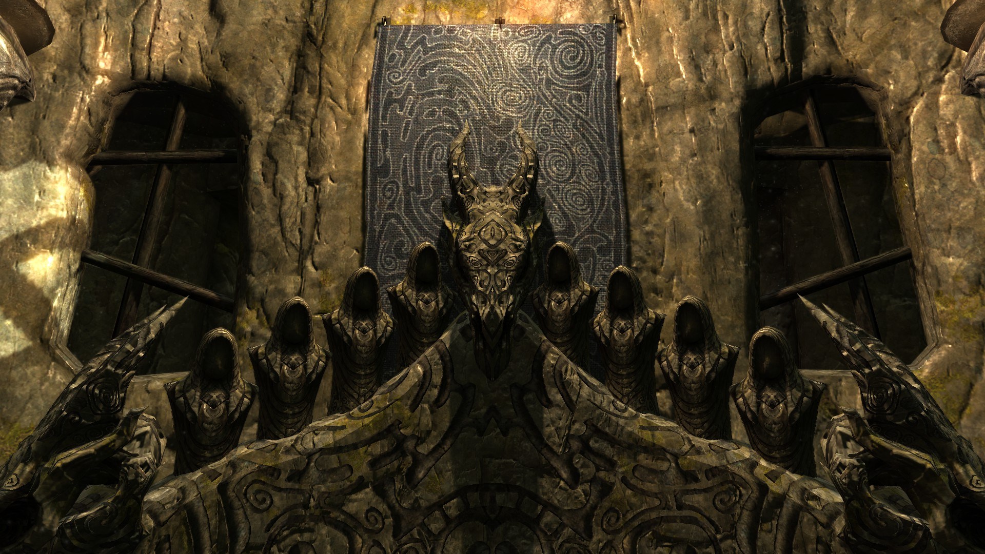 Skyrim All Dragon Priest Masks , HD Wallpaper & Backgrounds